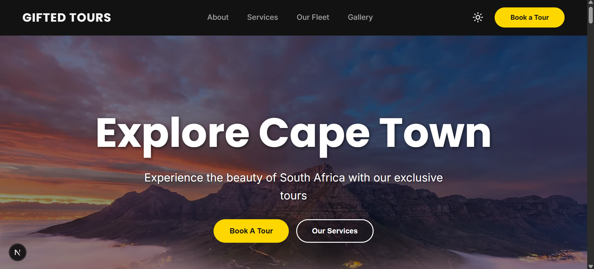 Showcase of the Gifted Tours project